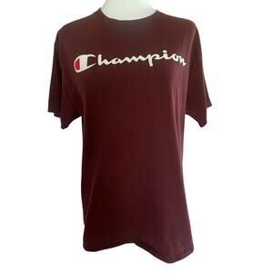 Champion Maroon Medium  Authentic Athletic Wear Tee Shirt‎